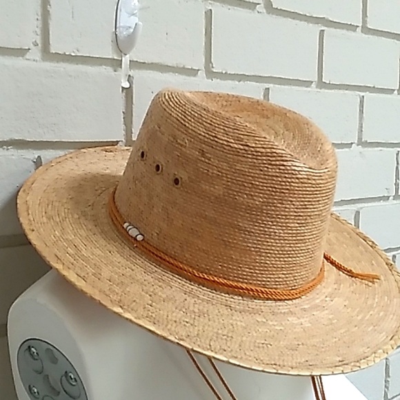 Women's Beaded Detail Sun Hat. - Picture 3 of 10